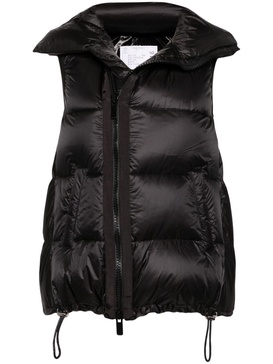 off-centre padded gilet