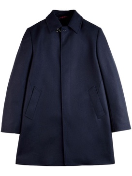 wool-cashmere single-breasted coat