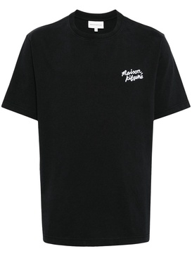 Maison Kitsuné Handwriting-Logo Cotton T-Shirt