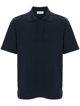 short-sleeve cotton polo shirt