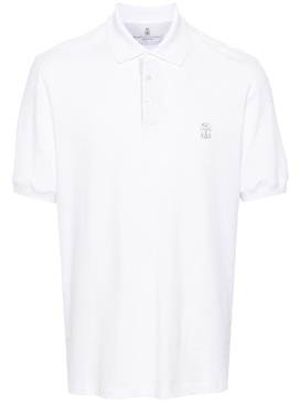 Logo-Embroidered Piqué Cotton Polo Shirt