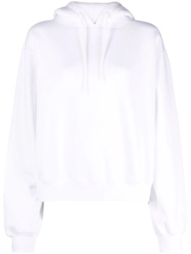 Alexander Wang Essential Terry Hoodie With Puff Paint Logo