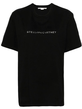 Stella McCartney Cotton T-Shirt With Logo Print