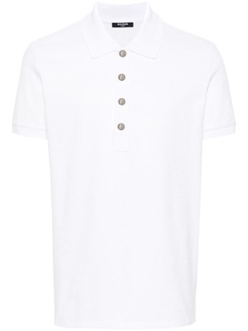 Balmain Monogram Polo Shirt