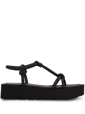 Gianvito Rossi Marine Leather Sandals