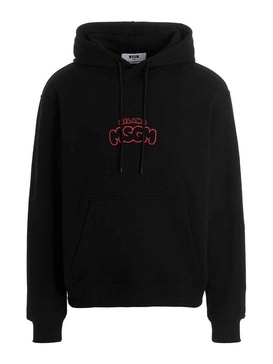 Logo embroidery hoodie by burro studio