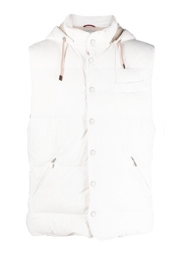 padded hooded gilet