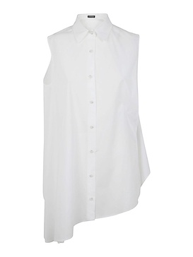 Camicia Oversize Asimmetrica Iona - Bianco / 40