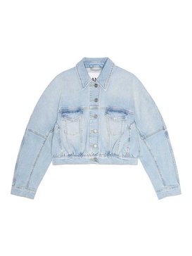 Cropped denim jacket