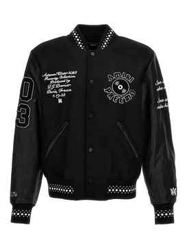 Embroidered bomber jacket