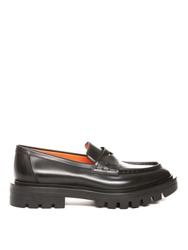 Leather loafers