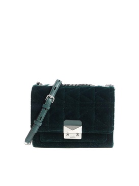 Karl X Kaia green glittered bag