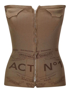 Ribbed corset