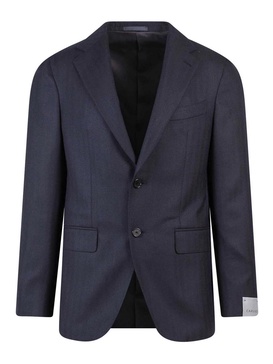 Wool single-breasted blazer