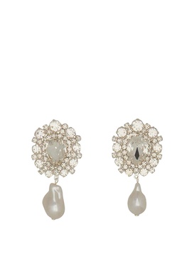 Crystal Plate Earrings