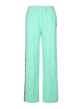 Jogger Light Green Cotton Blend Pants