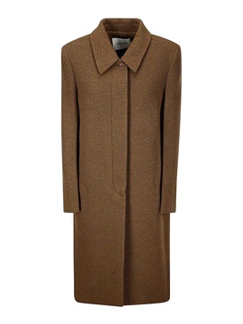 Fluffy Wool Single Mac Coat