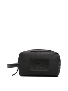 Monogram-appliqu wash bag