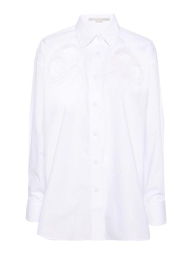 Camicia In Pizzo Sangallo - Bianco / 38