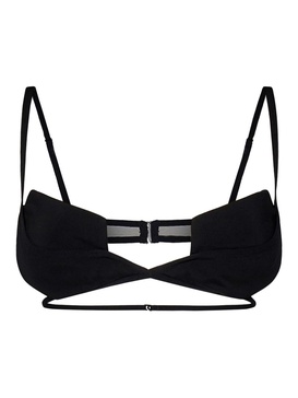 Stretch Viscose Jersey Bralette Top