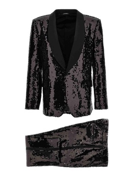 Dolce & Gabbana Sequin-Embellished Suit