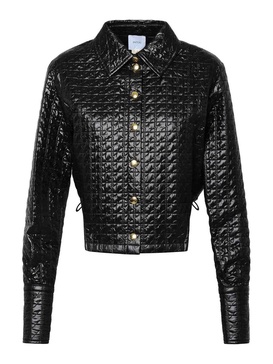 Jacket quilted crop