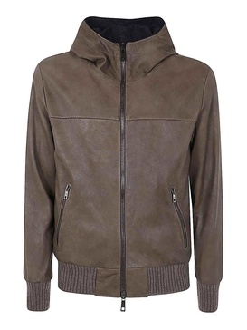 Eco leather Hoodie