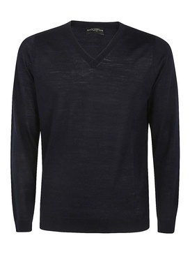 V Neck Slim Fit Pullover