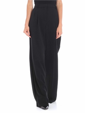 Giorgione black palazzo trousers