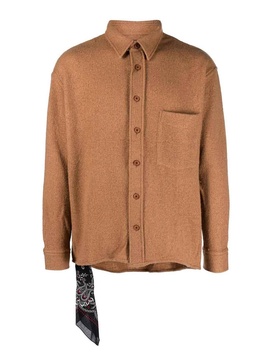 Wool blend shirt