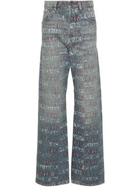 x Future logo-print jeans