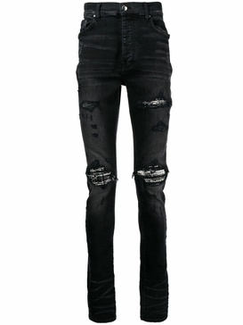 black MX1 Bandana skinny jeans