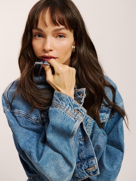 Jori Cropped Denim Jacket