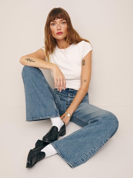 Cary High Rise Slouchy Wide Leg Jeans