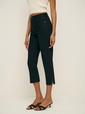 Lucy High Rise Capri Jeans