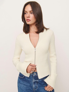 Ryan Cotton Zip Sweater