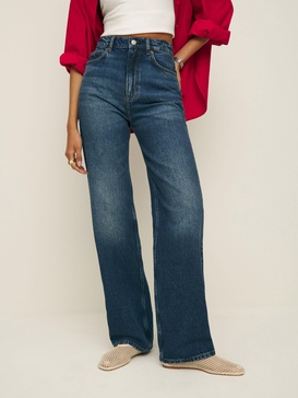 Cary High Rise Slouchy Straight Leg Jeans