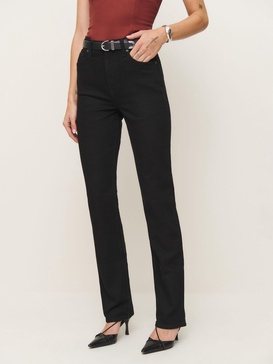 Jax Stretch High Rise Straight Jeans