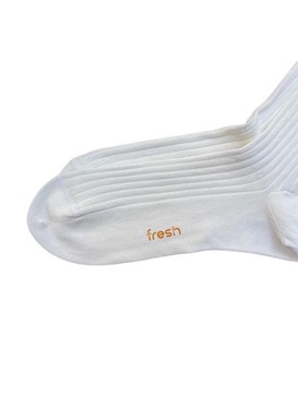 Cotton Mid-calf Lenght Socks In White