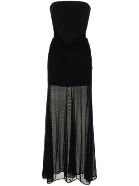 David Koma Strapless Evening Dress