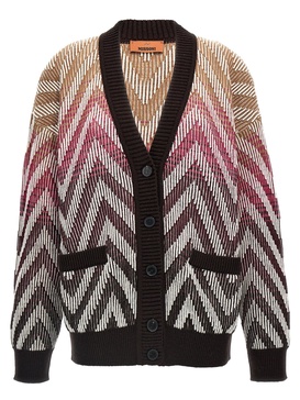 Zig Zag Sweater, Cardigans Multicolor