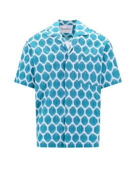 Cotton shirt with all-over print