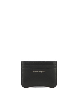 Alexander McQueen The Seal Logo Embossed Cardholder