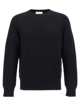 Crew-Neck Sweater Sweater, Cardigans Black