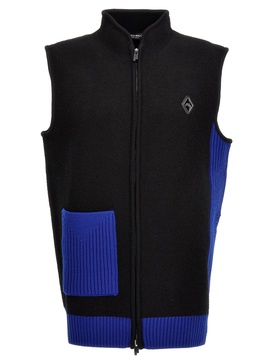 Two-Color Vest Gilet Multicolor