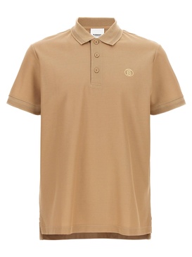 Burberry Logo Embroidery Polo Shirt