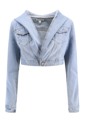 Crop fit denim jacket