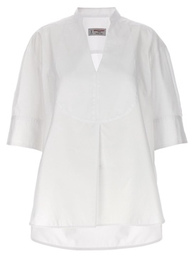 Tuxedo Shirt Shirt, Blouse White