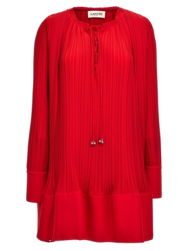 Lanvin 'Flared Pleated' Dress