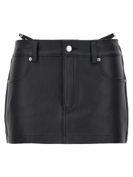 Alexander Wang Button Detailed Mini Skorts